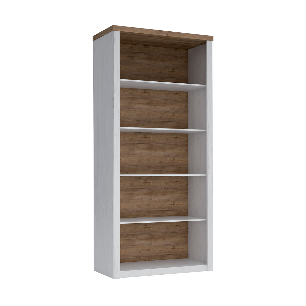 Leandre_blanc_bois_bibliotheque_1