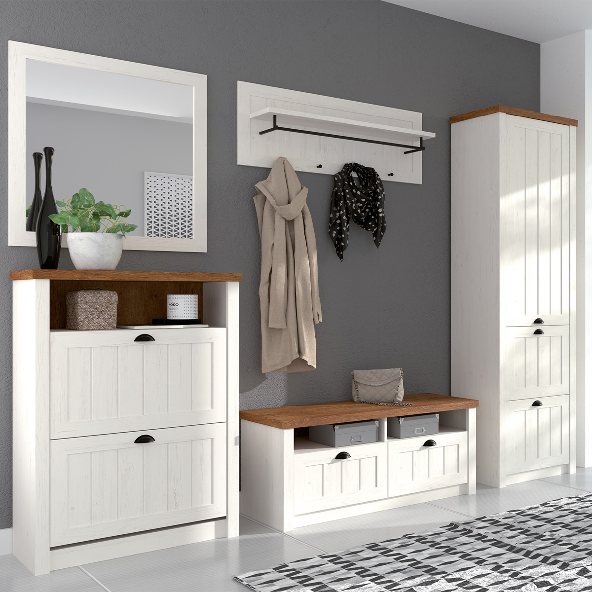 Leandre_blanc_bois_armoire_1porte_2tiroirs_3