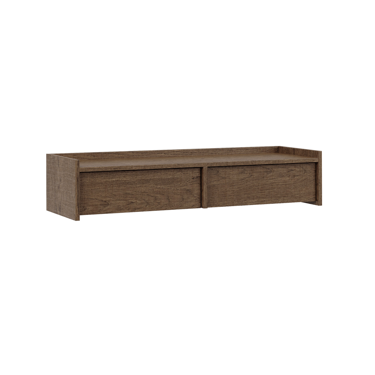 Japandi_bois_fonce_console_2tiroirs_1