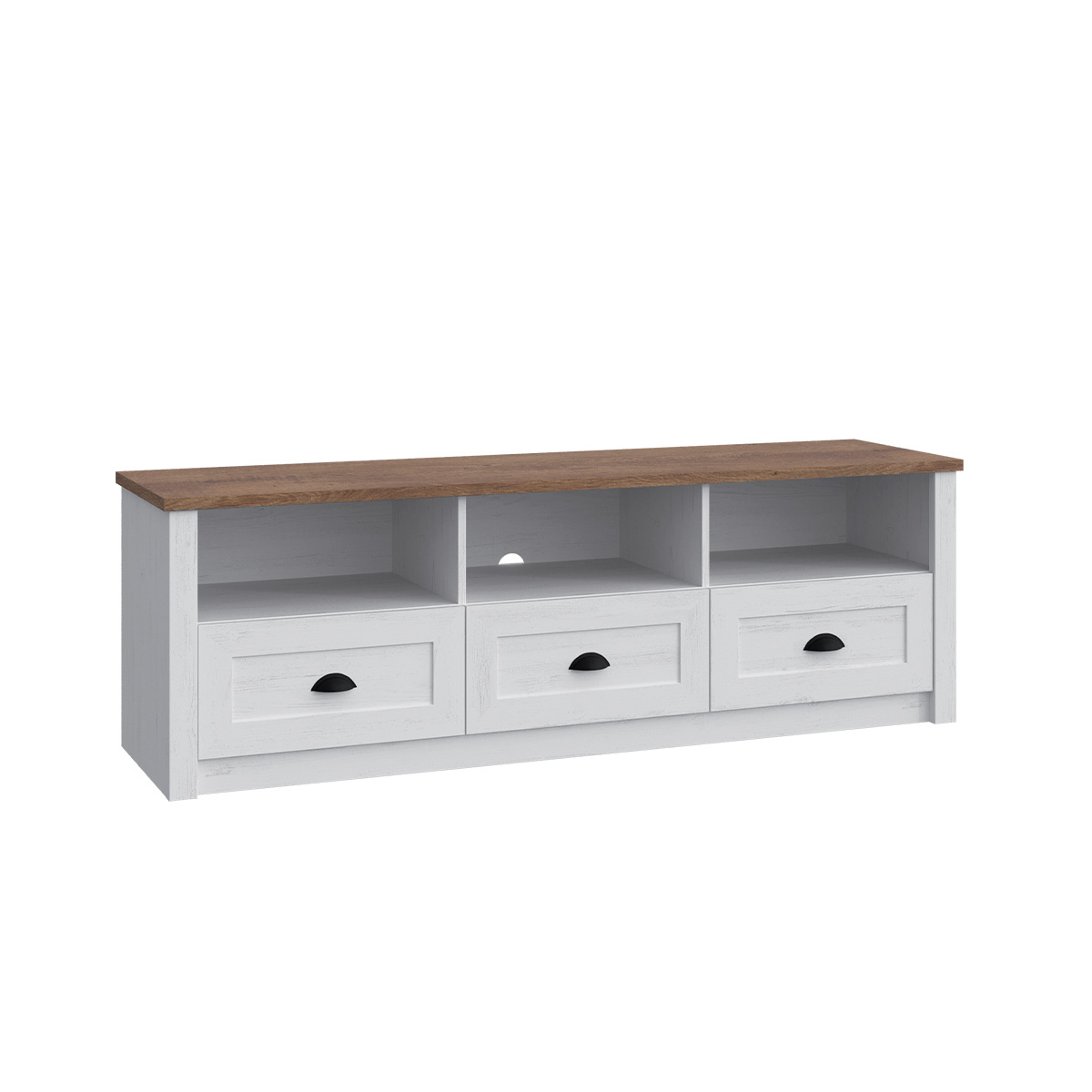 Leandre_blanc_bois_meuble_TV_3tiroirs_1