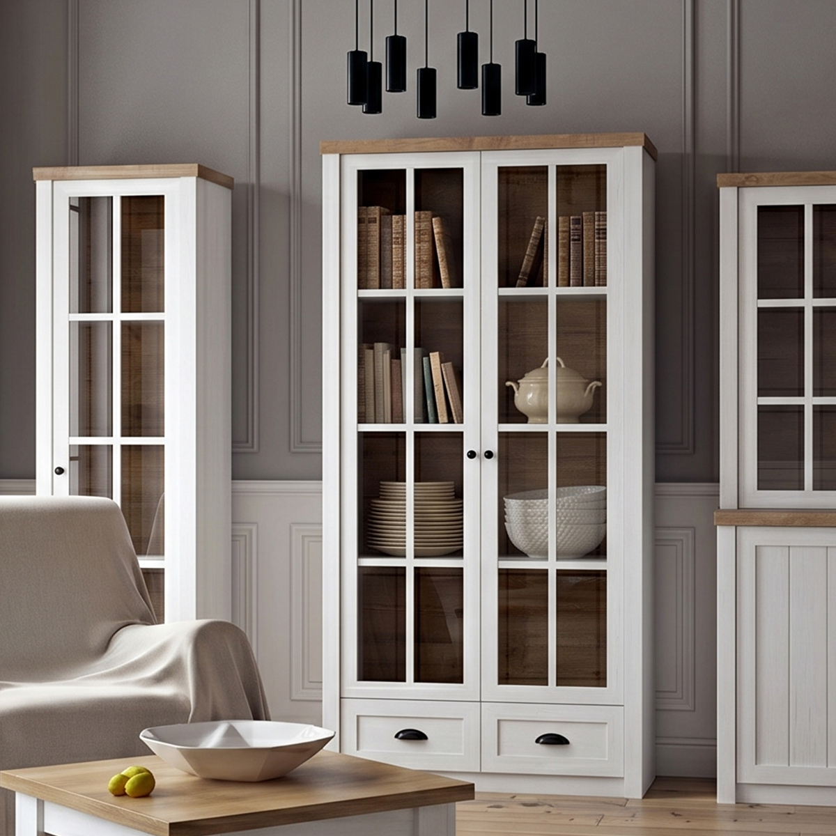 Leandre_blanc_bois_vaisselier_2portes_2
