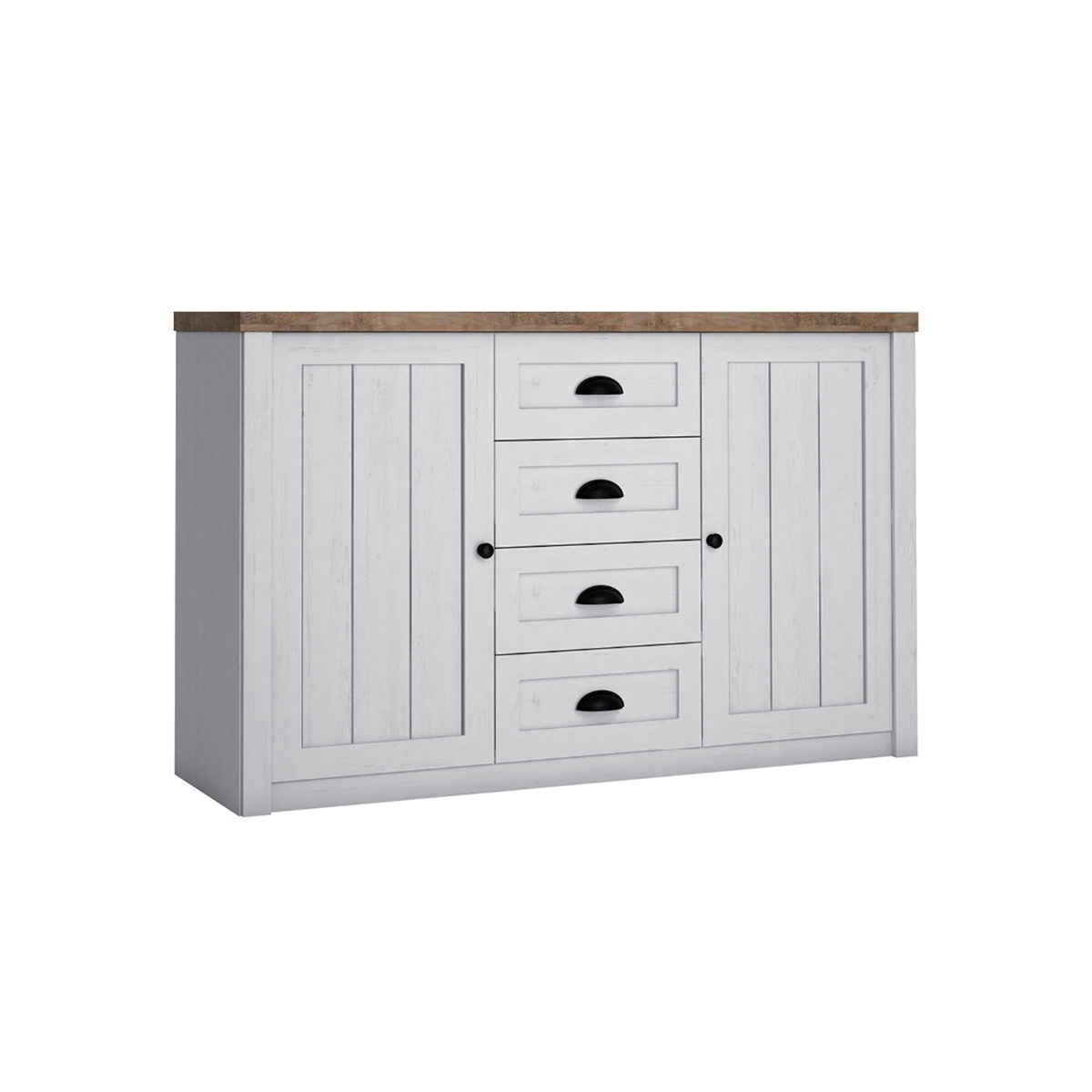 Leandre_blanc_bois_vaisselier_partie_basse_buffet_2portes_4tiroirs_4