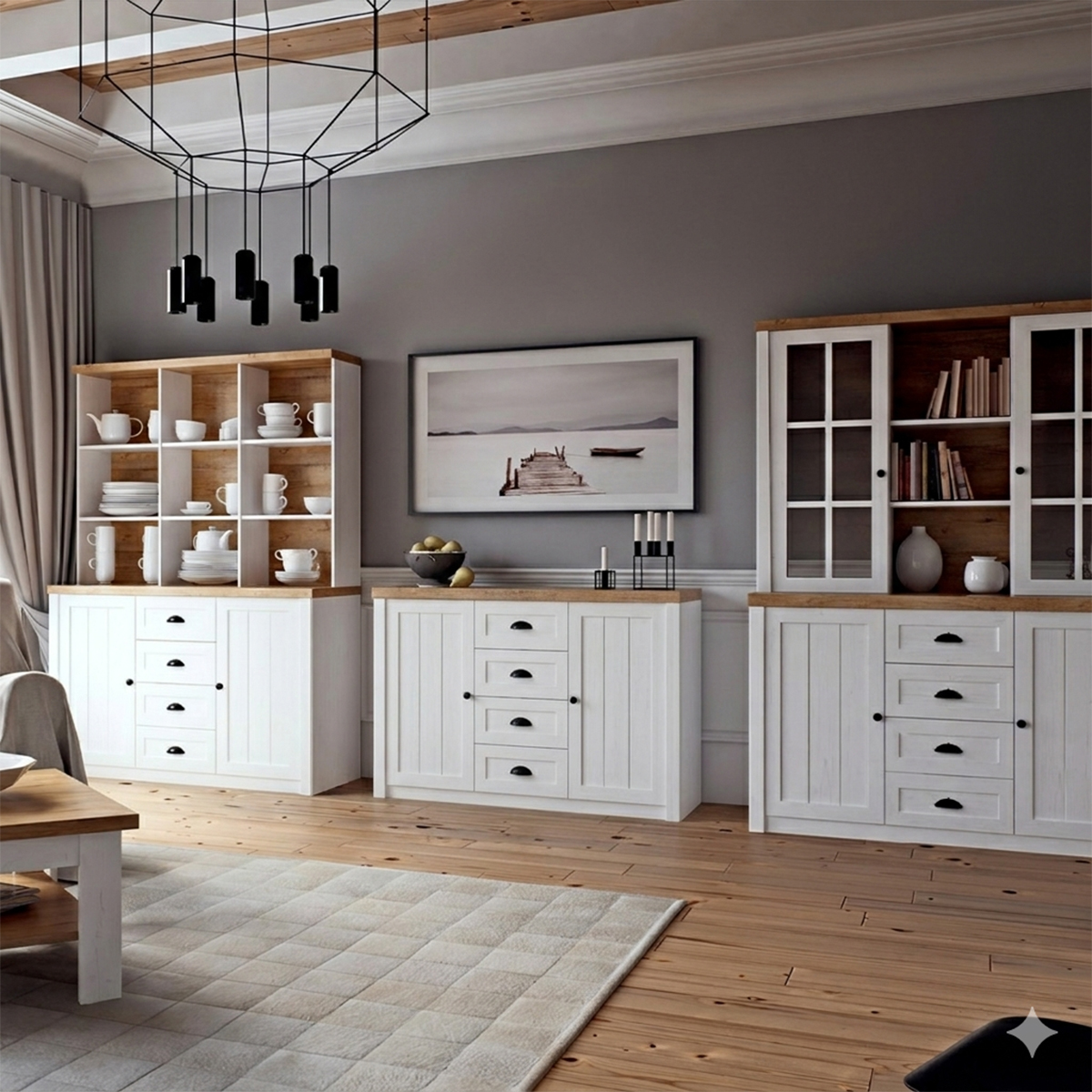 Leandre_blanc_bois_buffet_2portes_4tiroirs_3