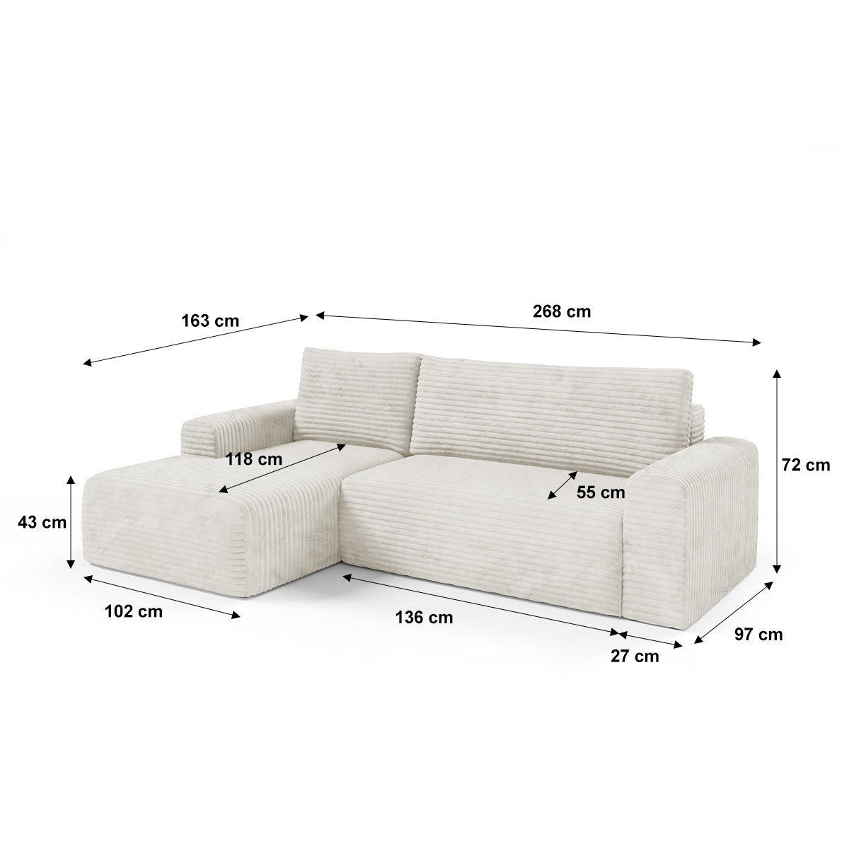 Petits-Meubles_Canapé_dangle_gauche_convertible_3_places_avec_coffre_Romeo_Blanc_cassé_8