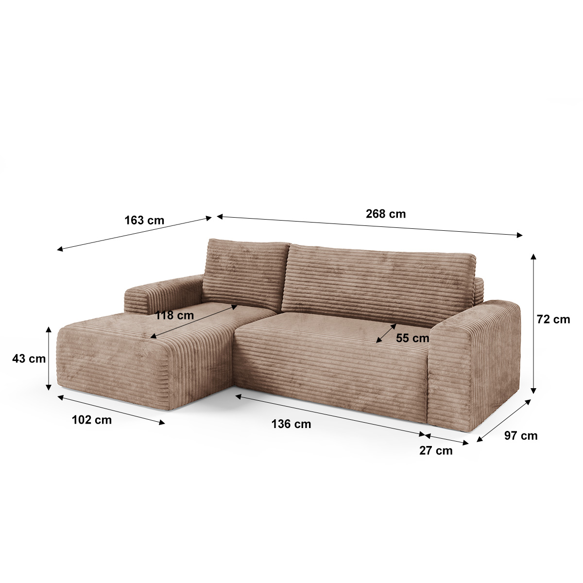 Petits-Meubles_Canapé_dangle_gauche_convertible_3_places_avec_coffre_Romeo_Marron_clair_8