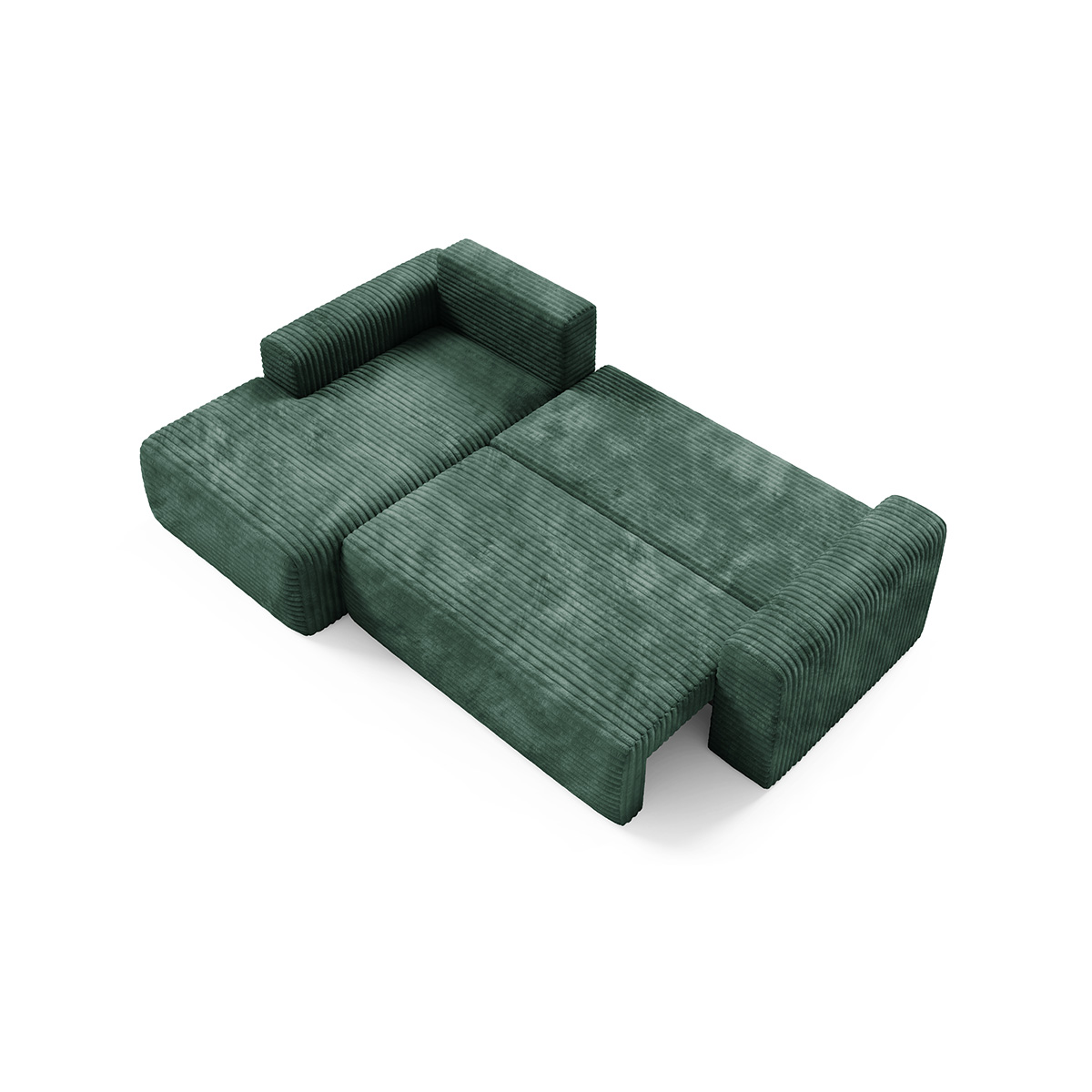 Petits-Meubles_Canapé_dangle_gauche_convertible_3_places_avec_coffre_Romeo_Vert_sapin_7