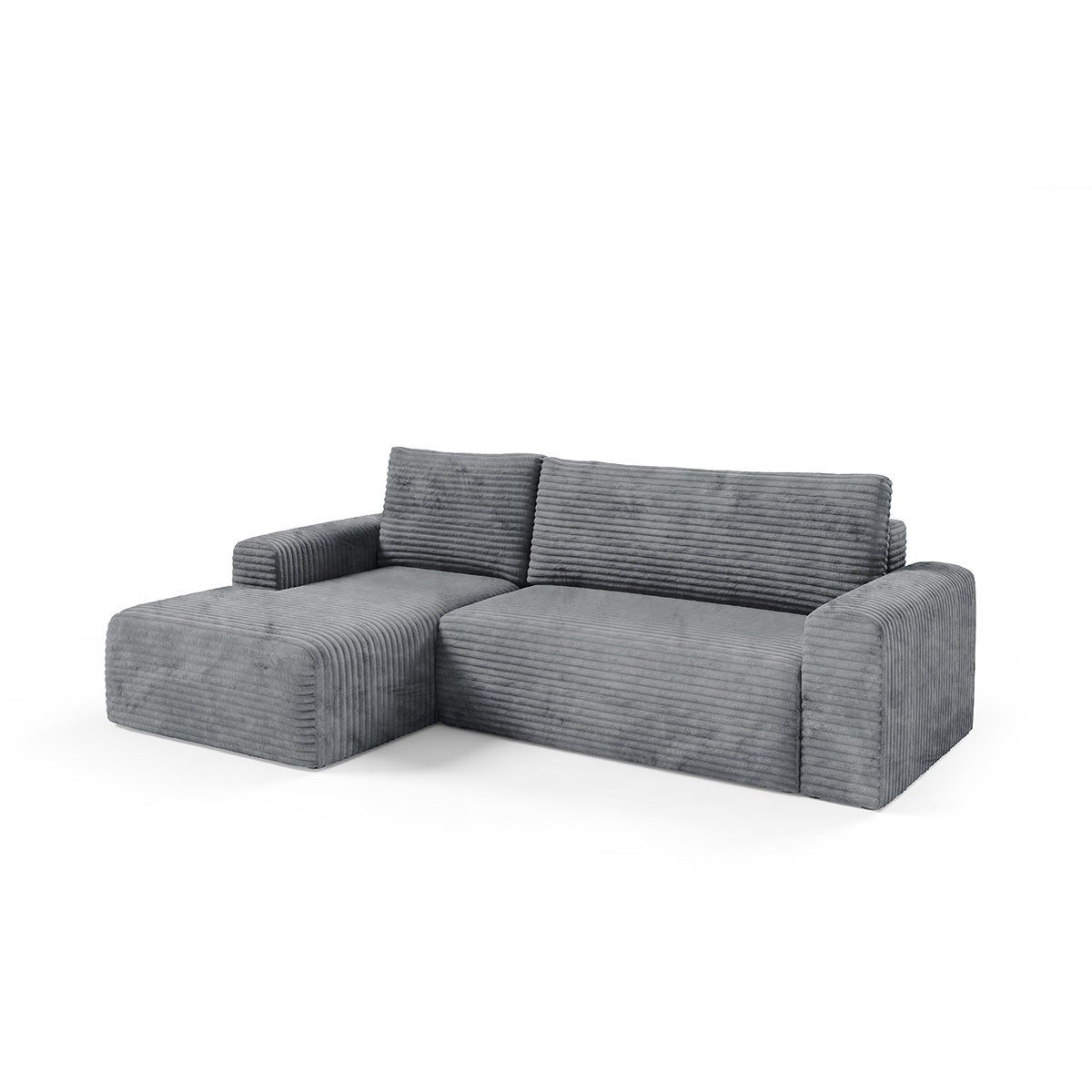 Petits-Meubles_Canapé_dangle_gauche_convertible_3_places_avec_coffre_Romeo_Gris_foncé_2