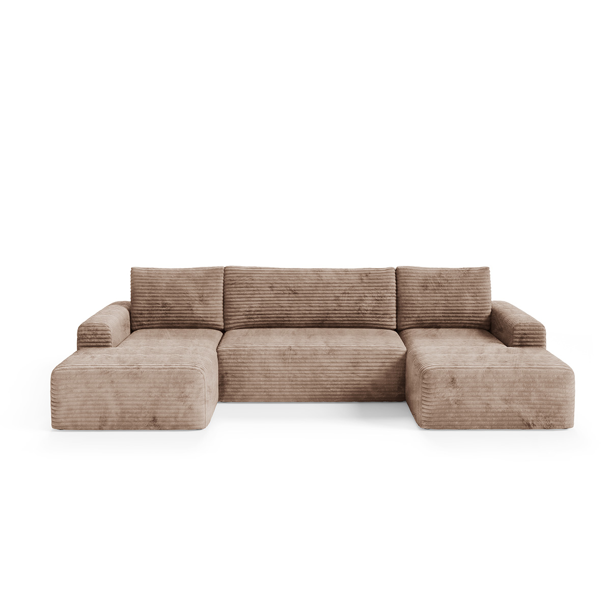 Petits-Meubles_Canapé_en_U_5_places_convertible_avec_coffre_Romeo_Marron_clair_3