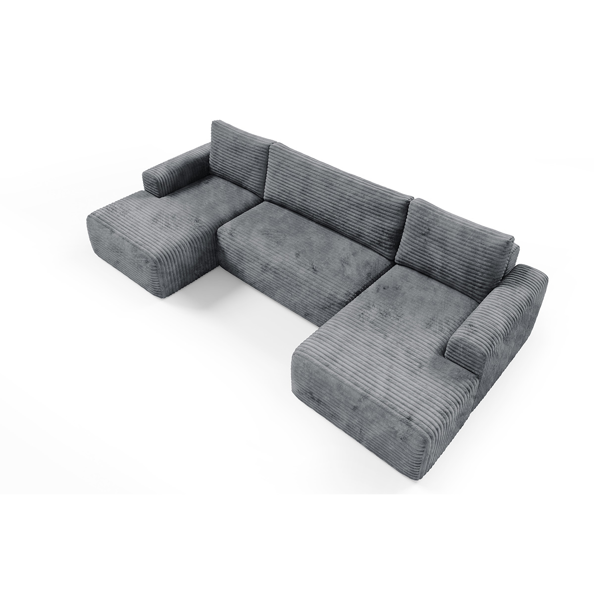 Petits-Meubles_Canapé_en_U_5_places_convertible_avec_coffre_Romeo_Gris_foncé_4