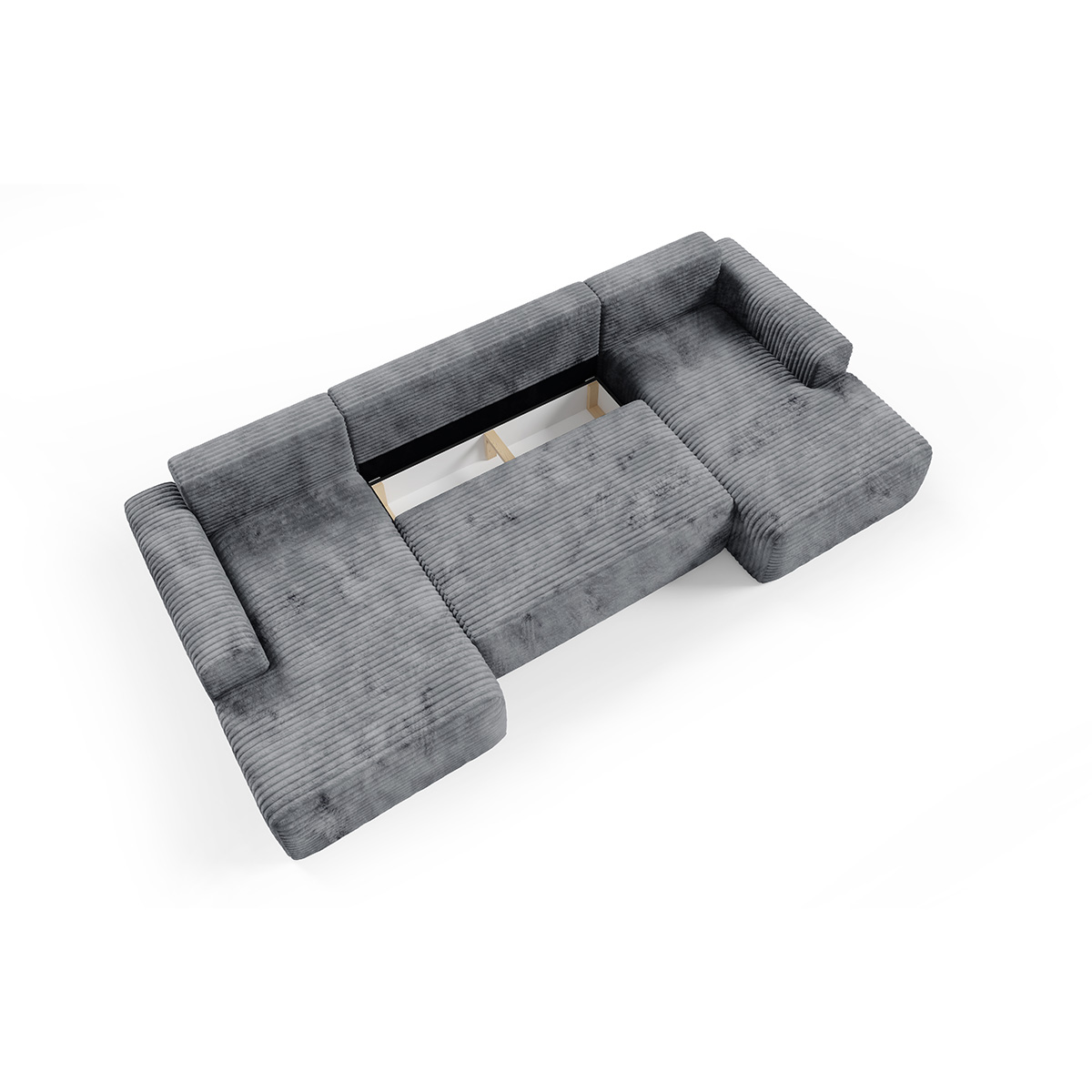 Petits-Meubles_Canapé_en_U_5_places_convertible_avec_coffre_Romeo_Gris_foncé_6