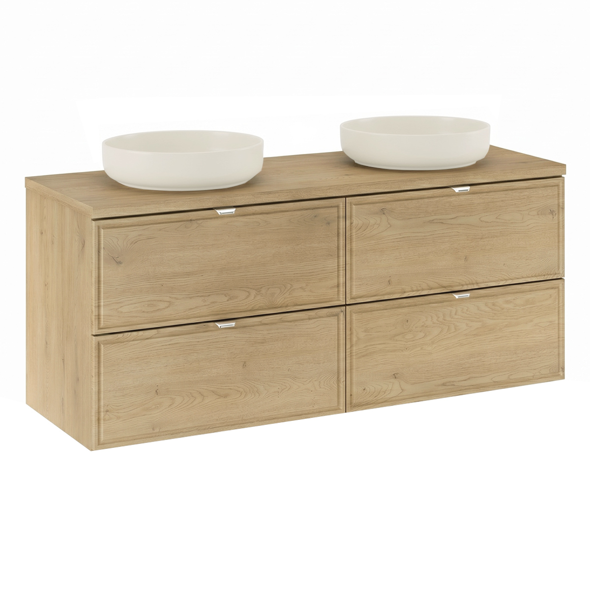 Meuble double vasque 120cm Elias Bois
