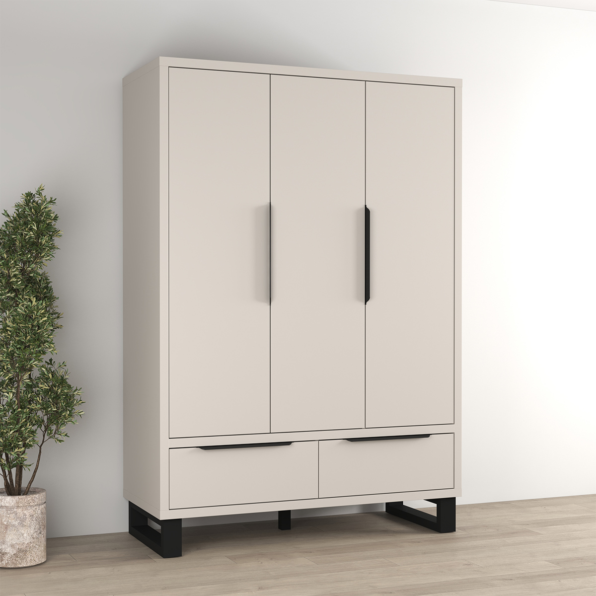 Hvt_Eden_cachemire_noir_armoire_3portes_4