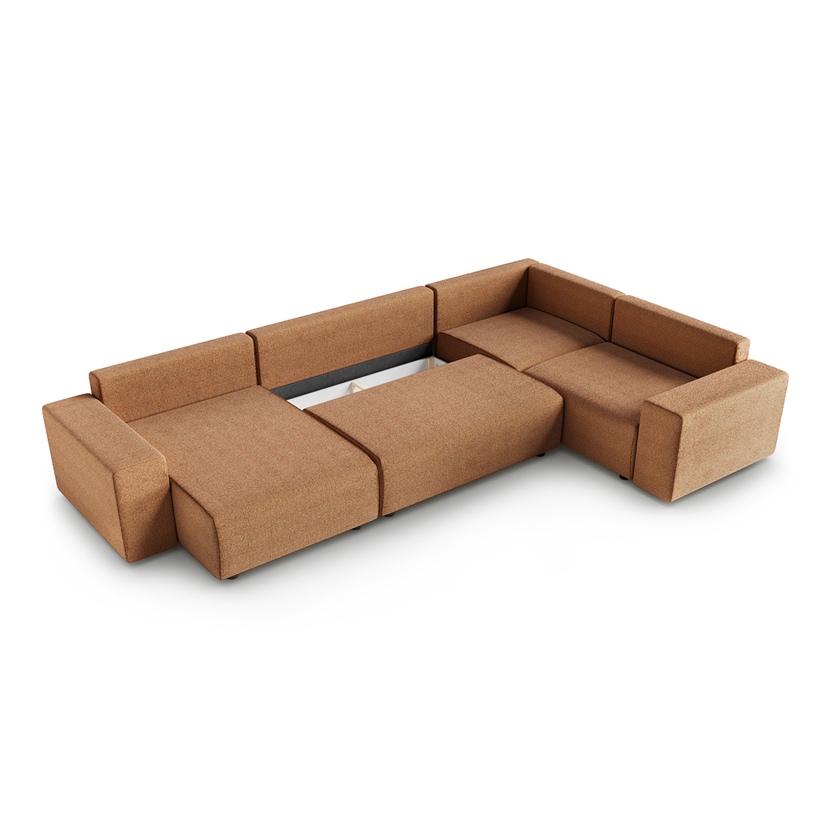 Petits-Meubles_Canapé_en_U_5_places_angle_droit_convertible_avec_coffre_Lorenzo_Orange_3