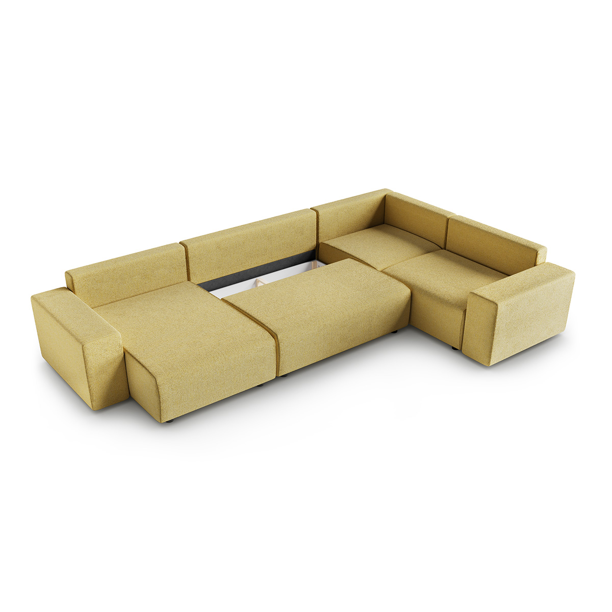 Petits-Meubles_Canapé_en_U_5_places_angle_droit_convertible_avec_coffre_Lorenzo_Jaune_3