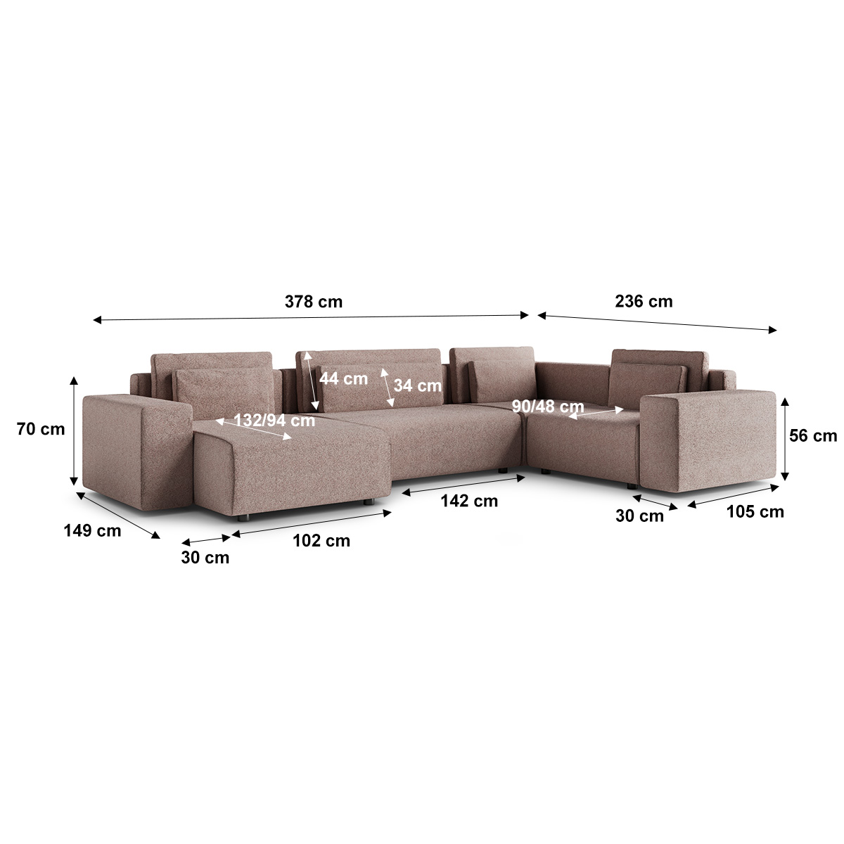 Petits-Meubles_Canapé_en_U_5_places_angle_droit_convertible_avec_coffre_Lorenzo_Rose_6