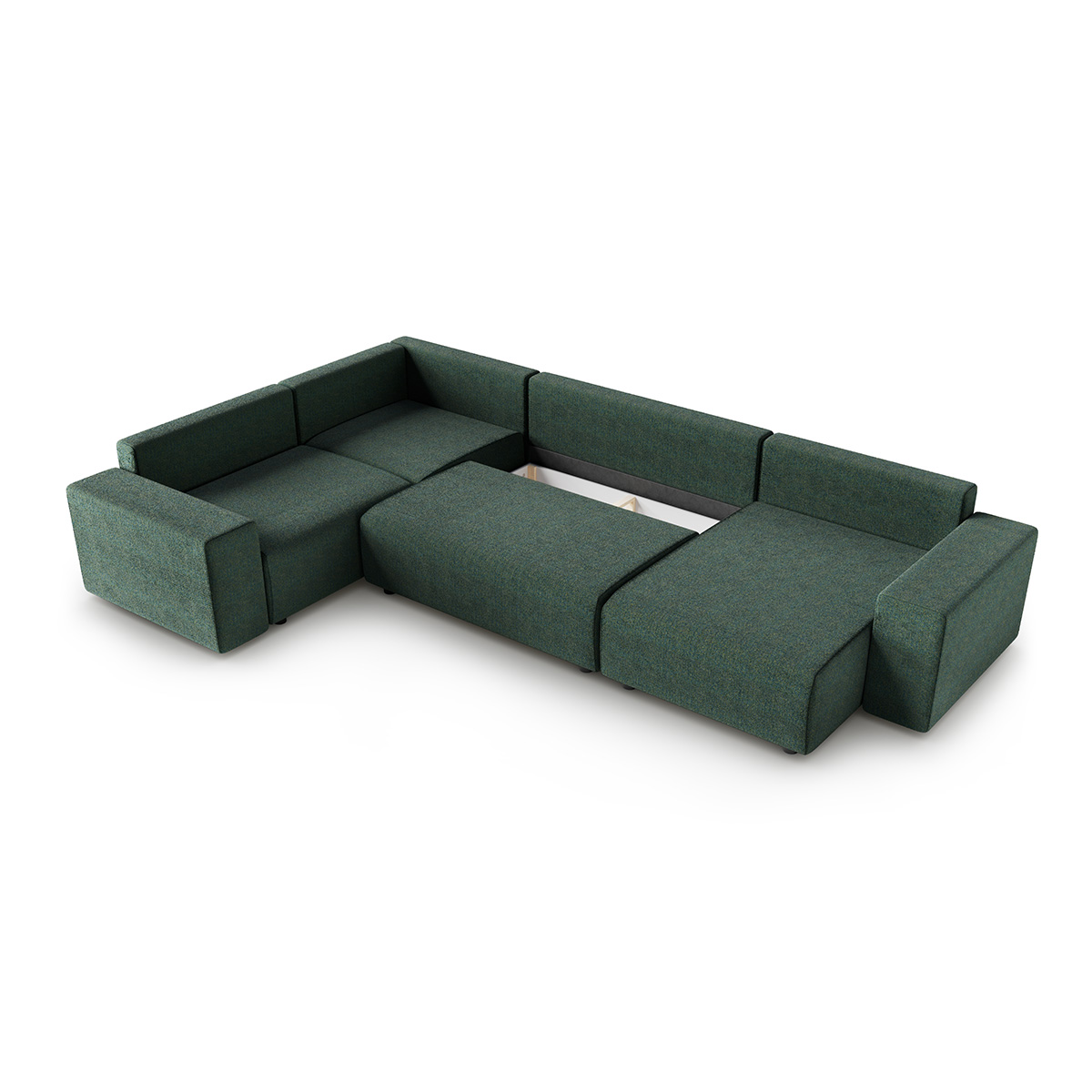 Petits-Meubles_Canapé_en_U_5_places_angle_gauche_convertible_avec_coffre_Lorenzo_Vert_3