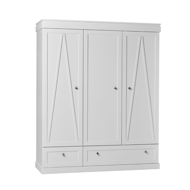 Armoire 3 portes Pinio Marie Blanc