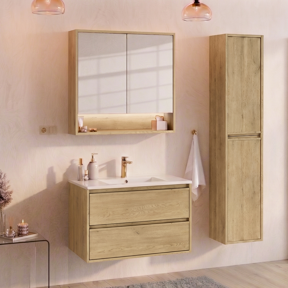 Cmd_Edme_bois_ensemble_meuble_simple_vasque_encastree_80cm_armoire_miroir_colonne