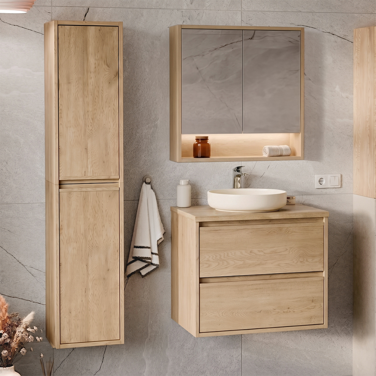 Cmd_Edme_bois_ensemble_meuble_simple_vasque_60cm_armoire_miroir_colonne