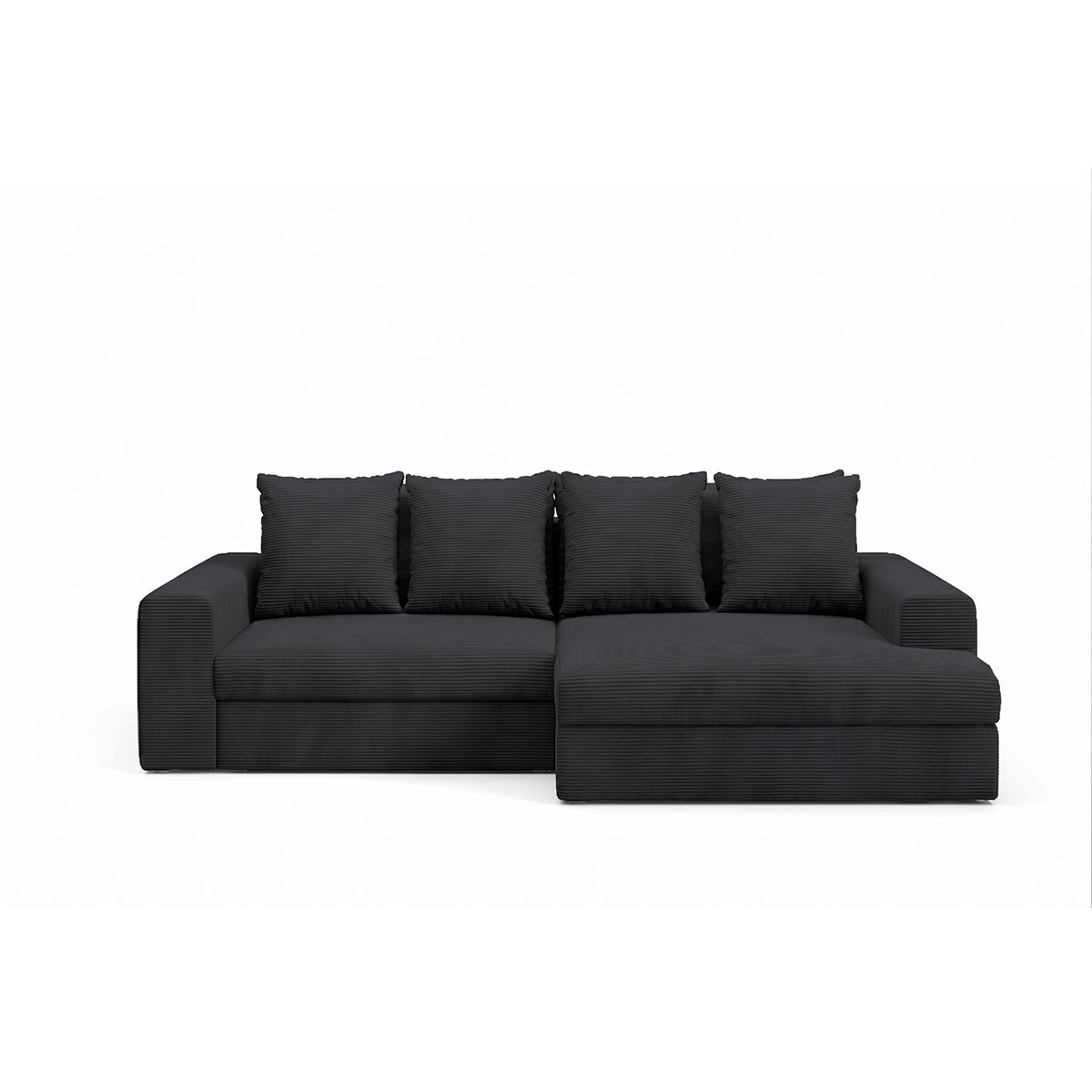Petits-Meubles_Canapé_dangle_droit_convertible_3_places_avec_coffre_Paola_Noir_2