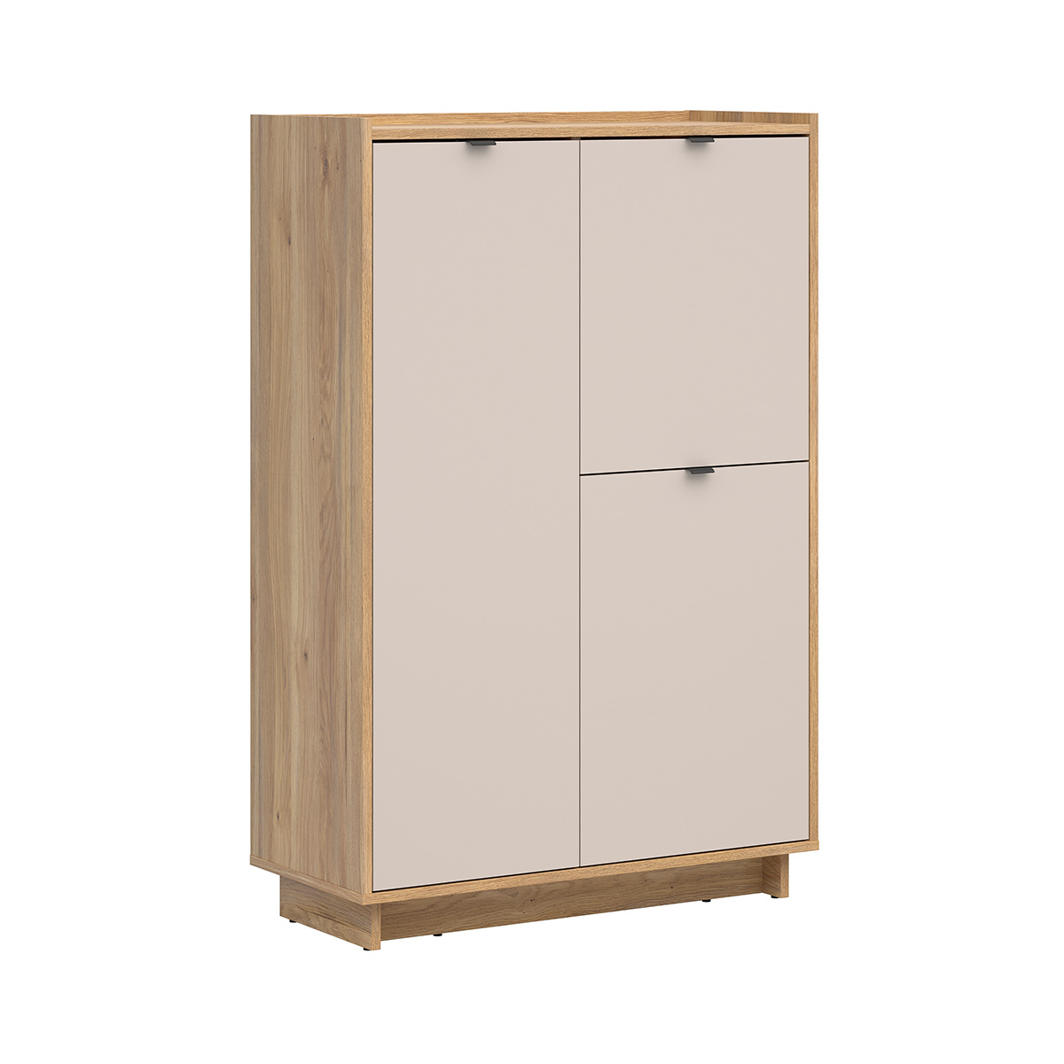 Buffet haut 3 portes Donna Cachemire et Bois