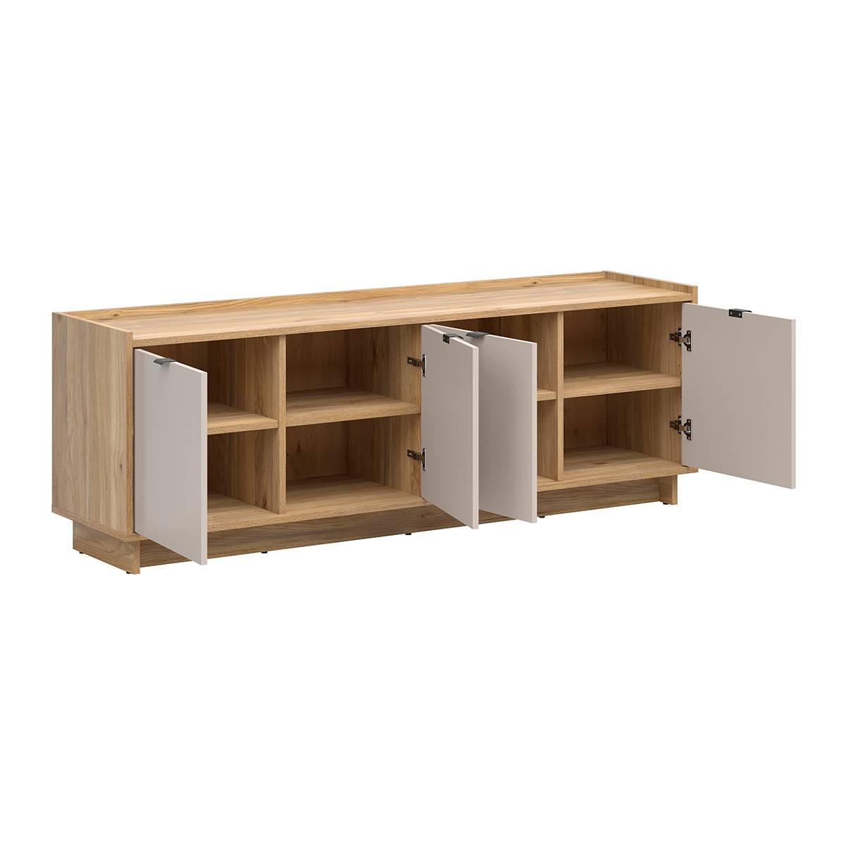 Petits-Meubles_Meuble_TV_4_portes_173,5cm_Donna_Cachemire_et_Bois_3