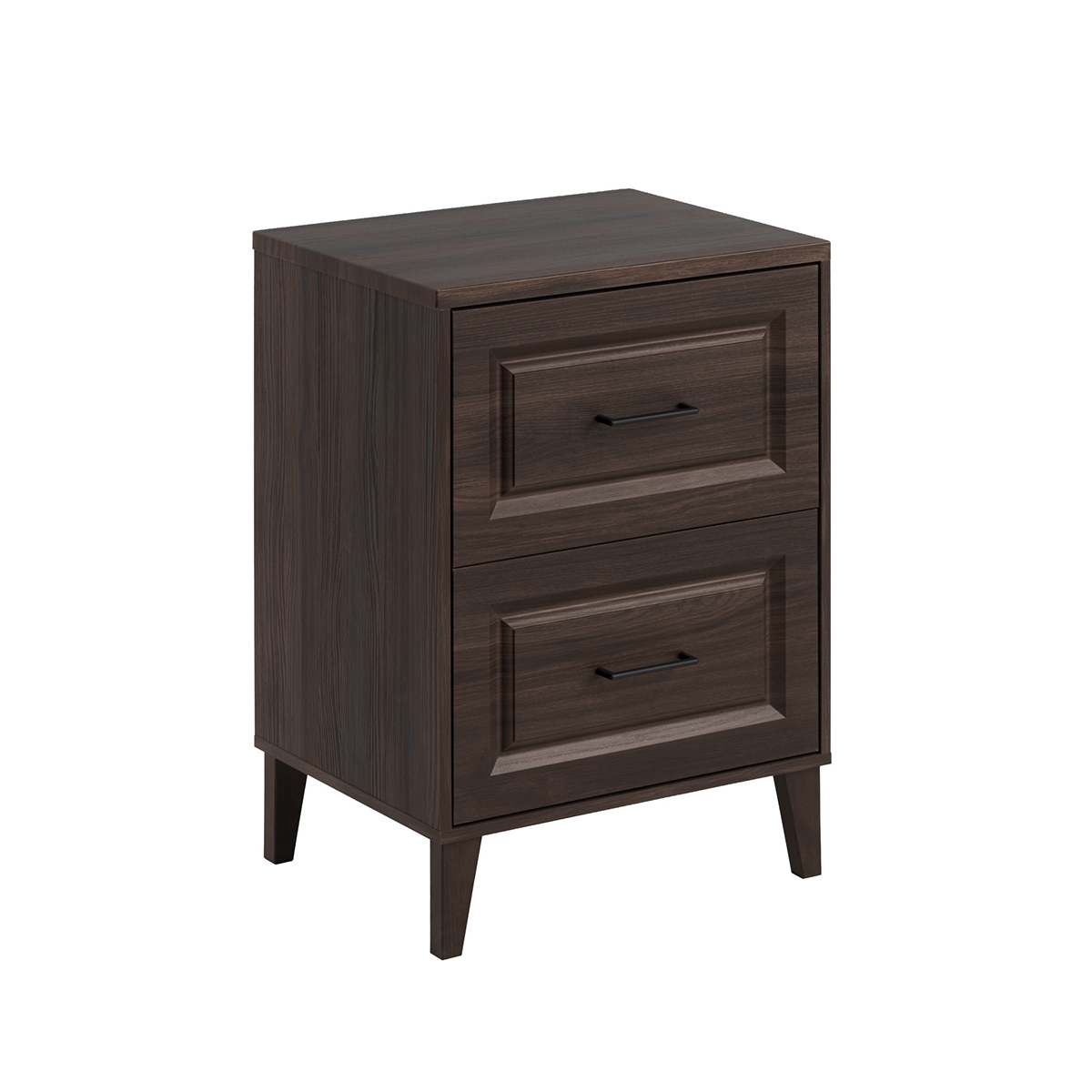 Meuble sous-vasque 60cm plan de toilette Moka Bois foncé