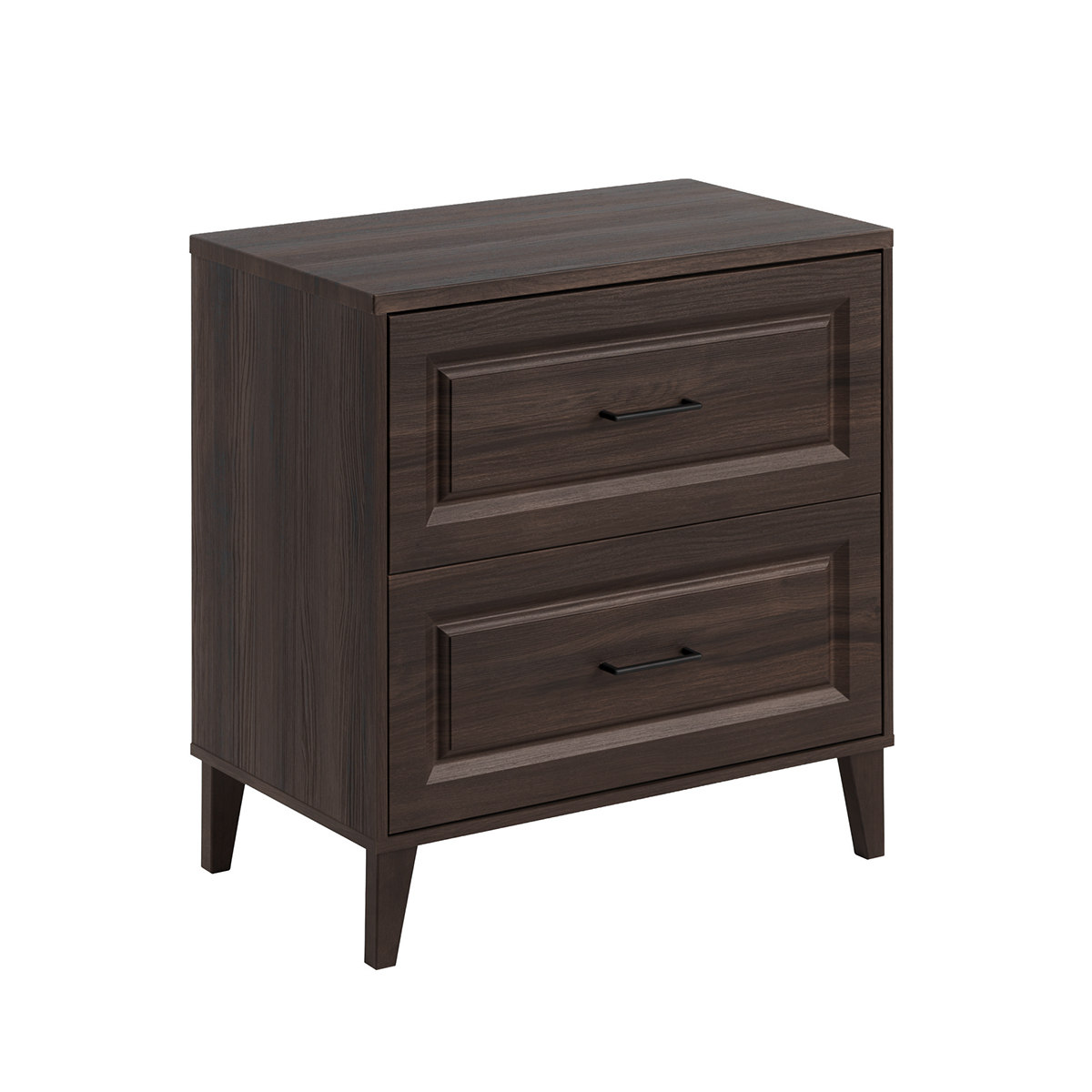 Meuble sous-vasque 80cm plan de toilette Moka Bois foncé