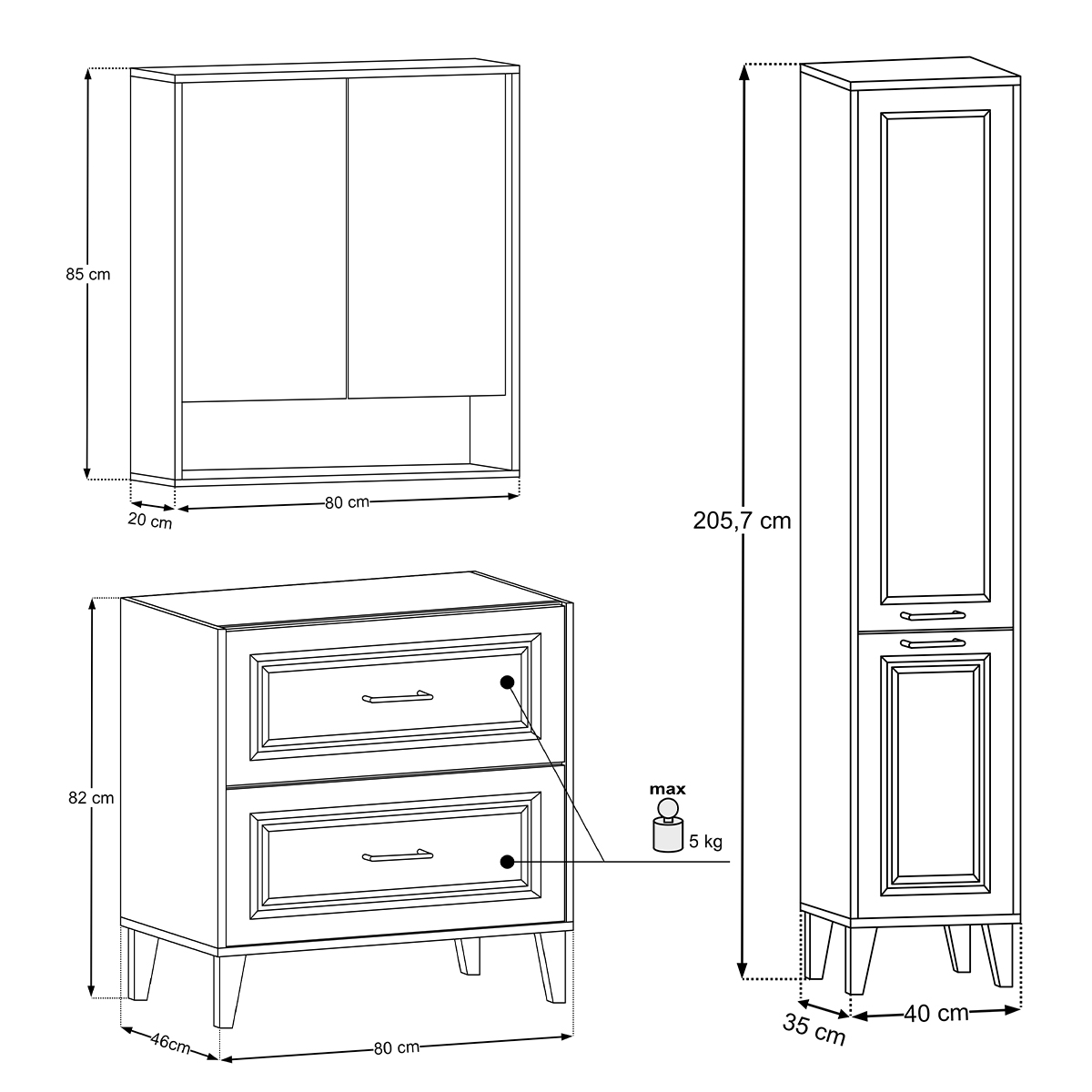 petits-meubles_salle_de_bain_moka_marron_fonce_80cm_pack_colonne_miroir_encastree_dimensions