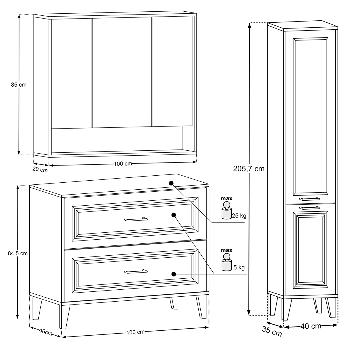 petits-meubles_salle_de_bain_moka_marron_fonce_100cm_pack_colonne_miroir_posee_mona_dimensions