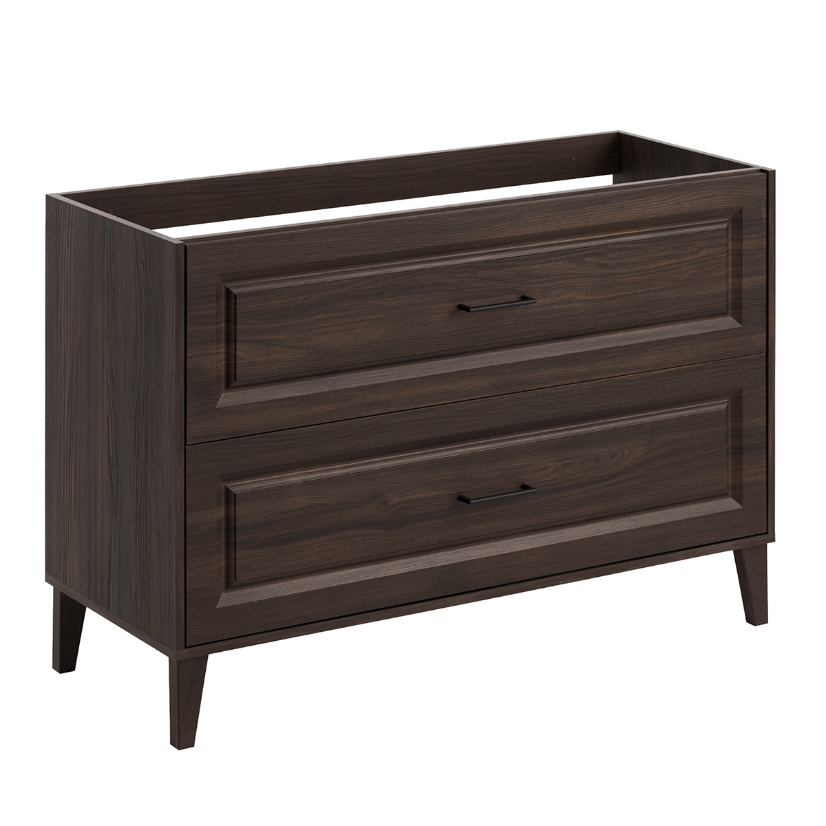 Meuble sous-vasque 120cm Moka Bois foncé
