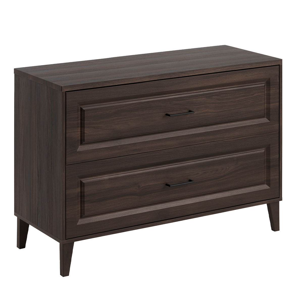 Meuble sous-vasque 120cm plan de toilette Moka Bois foncé