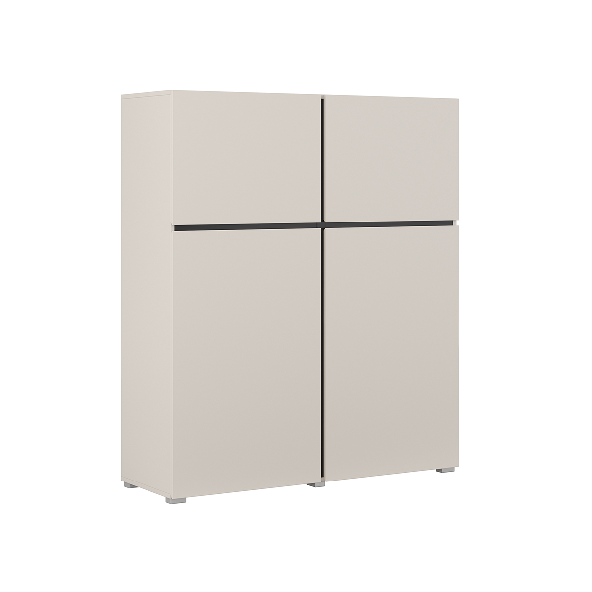 Buffet haut 4 portes Lilia Cachemire