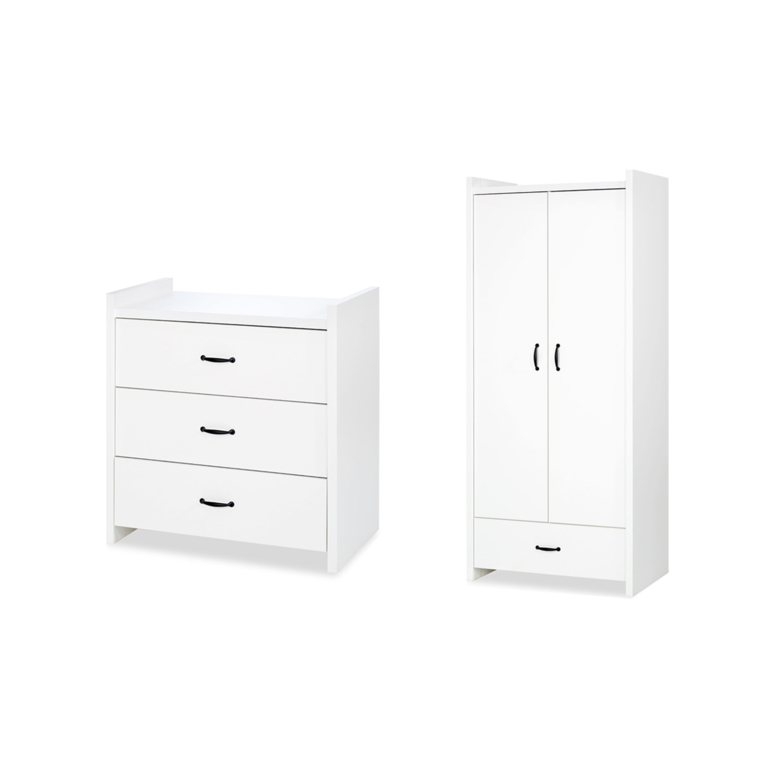 Commode et Armoire LittleSky by Klups Amelia White Blanc