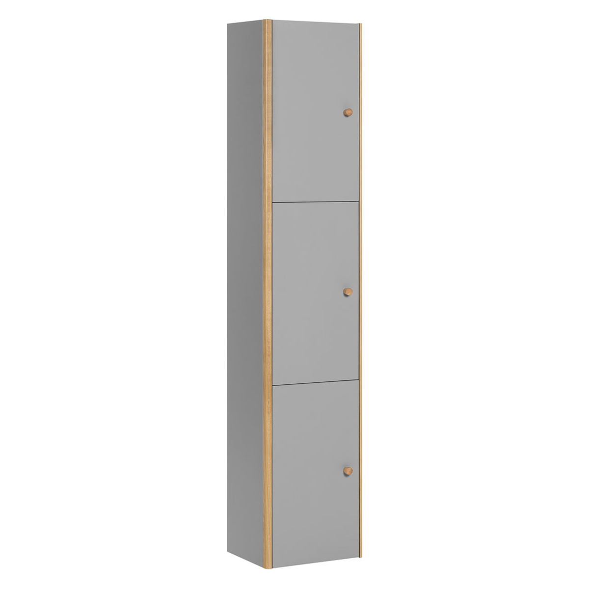 Armoire murale 182H Vox Nature Gris Salon/Armoire petitsmeubles