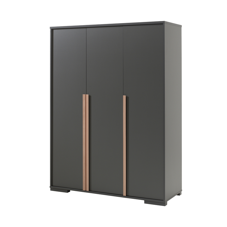 Armoire 3 portes Vipack London - Anthracite