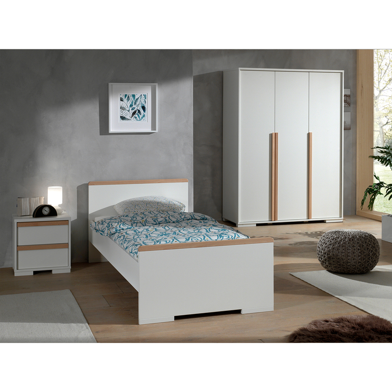 vipack-london-lit-90x200-chevet-2-tiroirs-armoire-3-portes-blanc