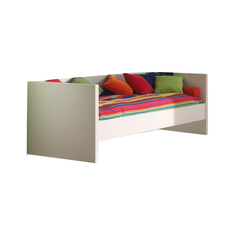 Lit capitaine 90x200 Sommier Inclus Vipack Lara - Blanc