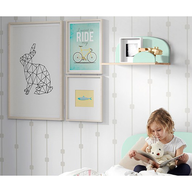 vipack-kiddy-etagere-murale-45cm-vert-menthe-ambiance