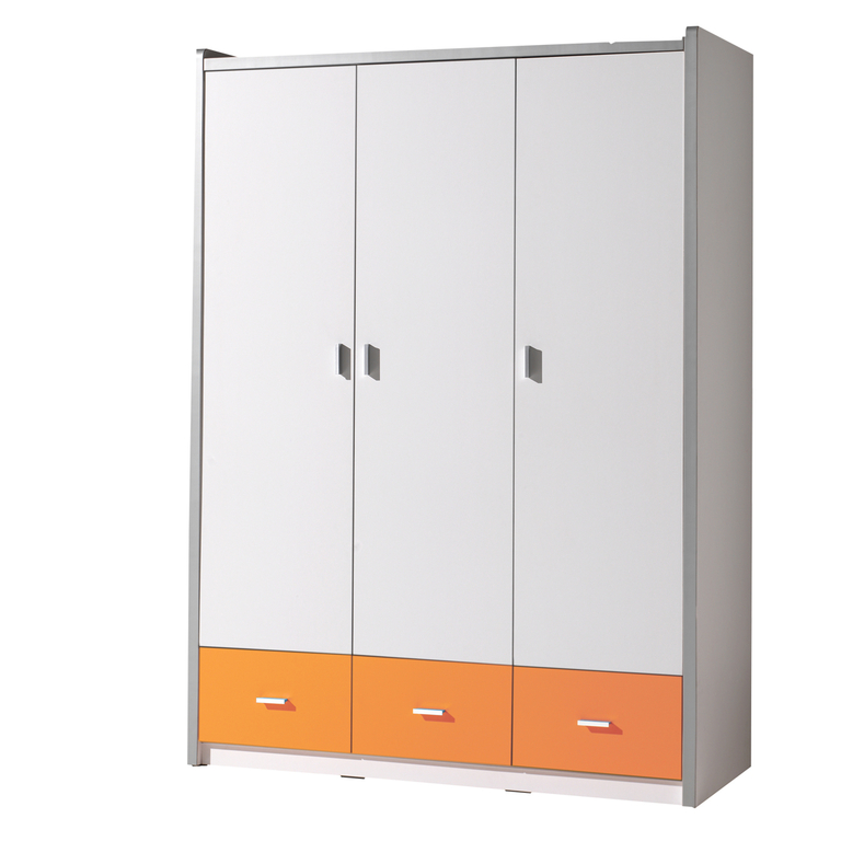 vipack-bonny-armoire-3-portes-orange
