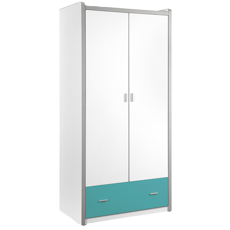 vipack-bonny-armoire-2-portes-turquoise