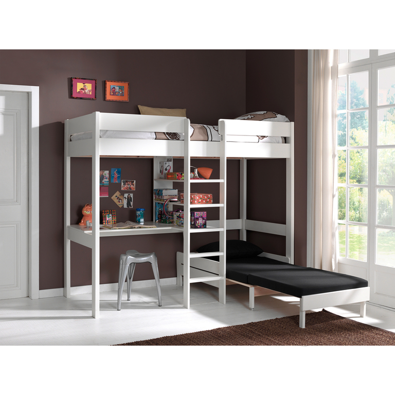 vipack-pino-lit-mezzanine-90x200-fauteuil-blanc-ambiance-2