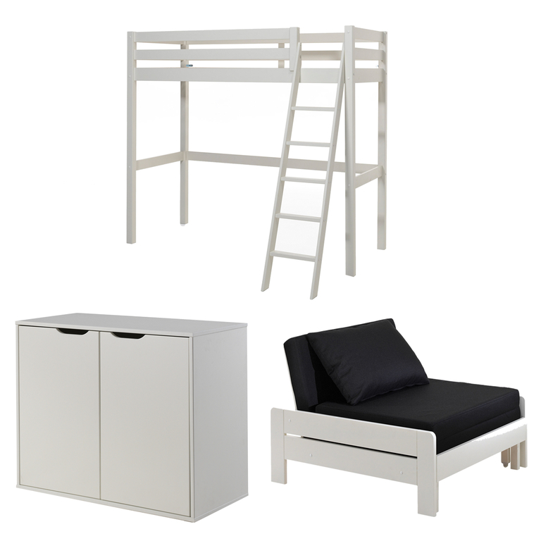 vipack-pino-lit-mezzanine-90x200-commode-2-portes-fauteuil