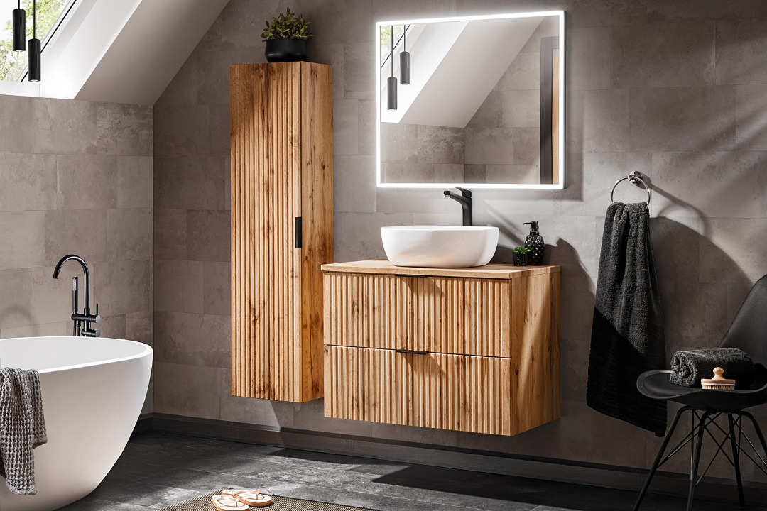 Ensemble salle de bain Adriel bois