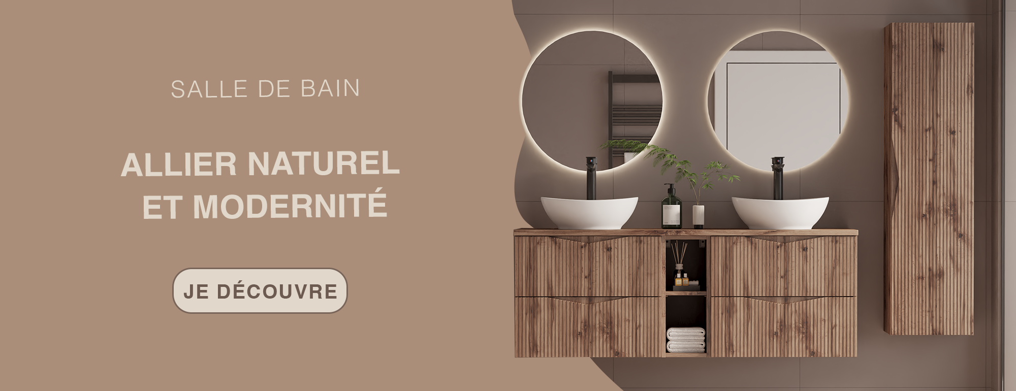 Petits Meubles Tao Bois salle de bain