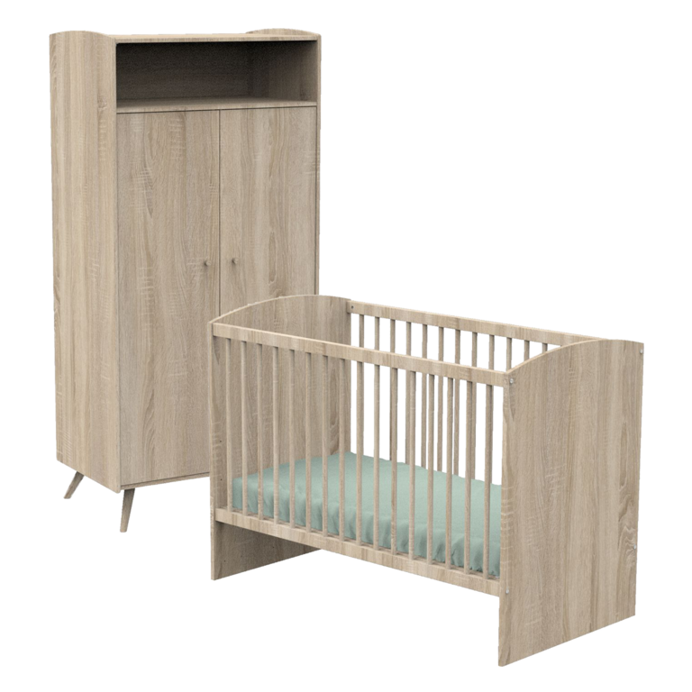 Sauthon Lit Bébé Access Bois - 60 x 120 cm - Lit bébé Sauthon sur L'Armoire  de Bébé