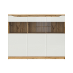 petits_meubles_bois_blanc_june_buffet_3_portes_vitre_1