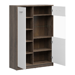 Ewen_bois_fonce_blanc__vaisselier_2portes_2