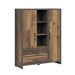 Paul_vieux_bois_anthracite_bibliotheque_2portes_1