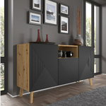 Nexa_bois_noir_buffet_3portes_3
